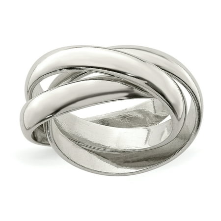 Sterling Silver Rolling Ring - Sterling Silver Rolling Band Ring