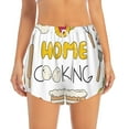 thumbnail image 2 of Xecao's Home Cooking for a double-layer running short for women, perfect for gym, tennis, and more, featuring a convenient pocket., 2 of 9