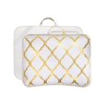 thumbnail image 2 of LapGear Designer Lap Desk with Phone Holder and Device Ledge - Gold Quatrefoil - Fits up to 15.6 Inch Laptops - Style No. 45416,Medium - Fits up to 15.6" Laptops, 2 of 6