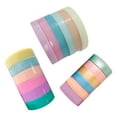 thumbnail image 1 of KLKCMS Notes Collantes Sphériques Ruban Décoratif Éducatif Coloré 18 Pcs 1.2 2.4 3.6cm, 1 of 9