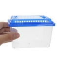 thumbnail image 2 of Shisuyan Turtle Carrier Fish Tank For Kids Turtle Aquarium Carrying Tank Clear Plastic Storage Tank Box Turtle Tank Plastic Fish Tank, 2 of 9