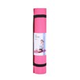 thumbnail image 2 of MINISO 6mm Comfortable Yoga Mat Includes Free Strap-Rose Red, 2 of 5