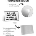 thumbnail image 3 of Do Not Disturb Lesson In Progress Sign 8"x12" - Aluminum Tin Warning for Home Outdoor Garden, High-Visibility Etiquette Decor for School, 3 of 8