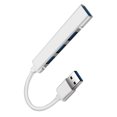 thumbnail image 1 of USB C HUB USB 3.0 Type-C Hub Adaptador divisor de 4 puertos para PC (A809 Silver) Likrtyny Componentes de Computadoras, 1 of 8