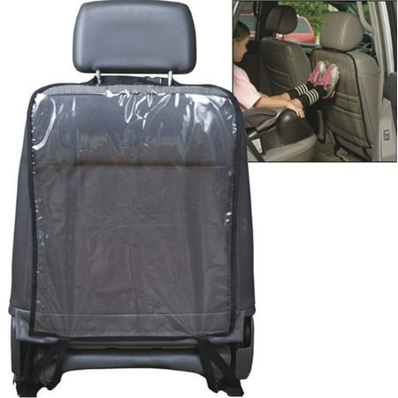 Black Car Auto Seat Back Kick Protector Cover Mats for Children Kids (Best Way To Clean Black Cloth Car Seats)