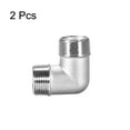 thumbnail image 3 of Stainless Steel 304 Cast Pipe Fitting ,90 Degree Elbow 3/4 BSPT Male x 3/4 BSPT Male Thread 2pcs, 3 of 3