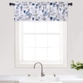 thumbnail image 4 of Kitchen Valances for Windows Polyester Valance Curtains Rod Pocket Rustic Floral Printed Window Treatments, 4 of 7