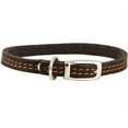 thumbnail image 2 of Genuine Leather Dog Collar 8"-9.5" Neck for Smallest Breeds and Young Puppies Brown, 2 of 2