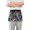 Colorful Skull, variant on Funny Sheep Server Apron with 3 Pockets Waterproof Waitress Waist Short Apron for Man Woman 12 Inches
