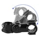 thumbnail image 5 of Potencia de bicicleta de montaña y carretera con ángulo ajustable de 31,8 mm/28,6 mm, de aleación de aluminio, 5 of 12