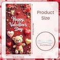 thumbnail image 2 of Red Theme Valentine's Day Banner Rose Decor Love Display Heart Balloon Cupid Design Heart Backdrop for Valentine's Party Romantic Date Couple Celebration, 2 of 9