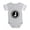 Heather Gray, variant on CafePress - Monogram Medallion J - Cute Infant Baby Football Bodysuit