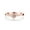 Rose gold, variant on Sterling Silver Snowflake Rings for Women, European American Style, Gold Plated Inlaid Gems, 925 Silver, 1.7g
