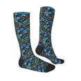 thumbnail image 3 of Haiem Love Music Socks, Funny Novelty Crazy Design Cotton Socks Sports Socks Knee High Socks For Men, Women,1Pairs - Gift For Working Friends, 3 of 9