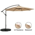 thumbnail image 4 of Villacera Cantilever Umbrella - 10FT Offset Outdoor Patio Umbrella with Tilt, Beige, 4 of 8