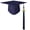 Tibetan Blue 2024, variant on Graduation Hat Bachelor Caps University Graduation Decors Hat with Fringed Unisex College School Graduate Costume Hat