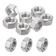 thumbnail image 1 of 10 Pcs Écrous Hexagonaux M8x1.25mm, Écrou de Matériel à Filetage Épais en Acier Inoxydable 316, 1 of 6