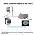 thumbnail image 4 of TFS 201 AC 250V 10A SPDT NC NO Interruptor de pedal Interruptor de pedal, 4 of 7