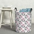 thumbnail image 5 of Goofa Poodle Dog Printed Circular Hamper,Laundry Basket with Handles,Storage Baskets Foldable,Large Capacity Laundry Hamper-Medium, 5 of 8