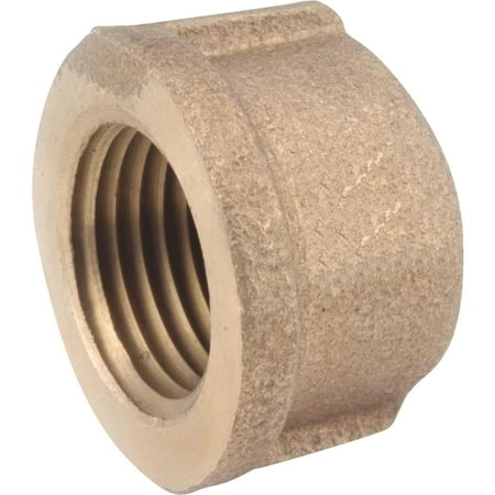 UPC 719852937647 product image for Red Brass Threaded Pipe Cap | upcitemdb.com