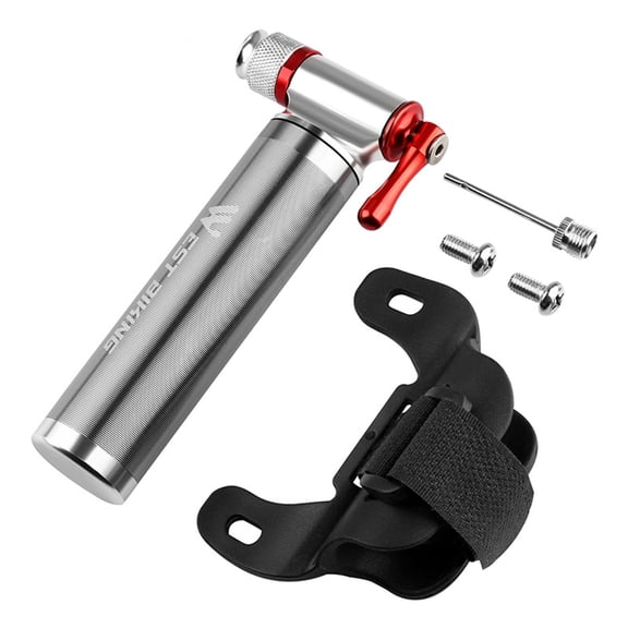 Portable CO2 Bicycles Tire inflator CO2 Tires Inflator Kits for Mountain Road Bikes, NOT CO2 Cartridges Included