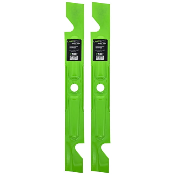 LawnRAZOR Blade for Exmark 42 inch Deck 109-9982 Notched High Lift 2 Pack 810-CBL2523D