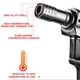 thumbnail image 4 of Encendedor de soplete de soldadura multipropósito de alta potencia | Metal resistente a altas temperaturas | Boquilla giratoria de 360° | Mecanismo de bloqueo de seguridad | Negro | Ideal para uso, 4 of 7