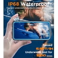 thumbnail image 3 of Funda de teléfono Temdan impermeable con lente para Samsung Galaxy S25, 3 of 7
