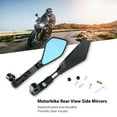 thumbnail image 4 of Motorcycle Rear View Side Mirrors, Motorcycle Handlebar End Mirror Rearview Mirrors Universal Motorcycle Mirrors for Motorbike, ATV, Dirt Bike, Fits 6mm 8mm 10mm, 4 of 8
