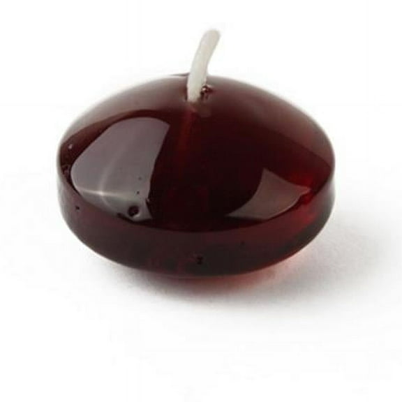 Jeco CFG-110 1.75 in. Clear Gel Floating Candles, Brown - 12 Piece per Box