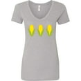 thumbnail image 3 of Inktastic Corn Lover Women's V-Neck T-Shirt, 3 of 5