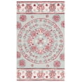 thumbnail image 2 of SAFAVIEH Bellagio Vanessa Floral Wool Area Rug, Light Gray/Ivory, 3' x 5', 2 of 11