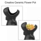 thumbnail image 4 of 9.5cm Ceramic Flower Pots, Succulent Plant Flower Pots, Mini Hippo Plant Pot, Ceramic Plant Pots Decoration For Bonsai Succulent Plants Black, 4 of 5
