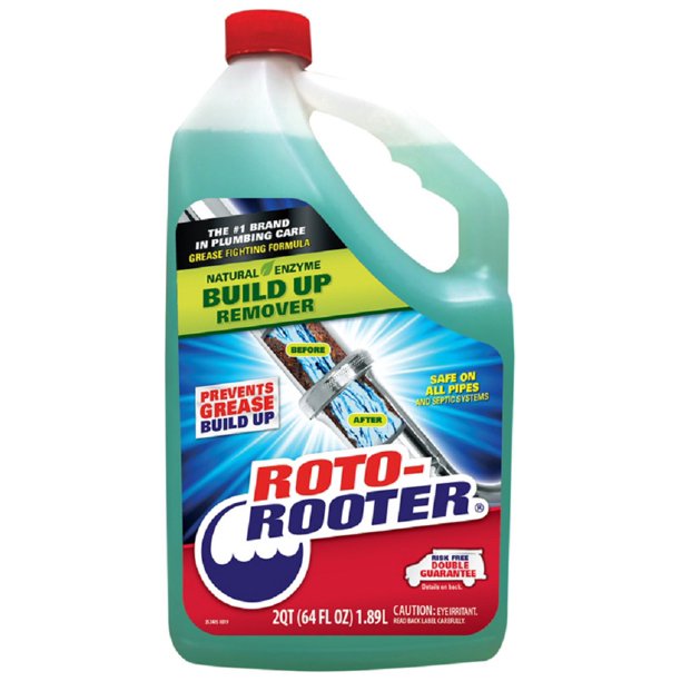 Roto-Rooter 351271 Build-Up Remover, Liquid, 64 Oz - Walmart.com