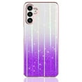 thumbnail image 4 of Samsung Galaxy A14 5G Case, Rosebono Bling Glitter Sparkle Laser Purple Ultra Transparent Skin Cover Shockproof Case for Samsung Galaxy A14 5G, 4 of 4