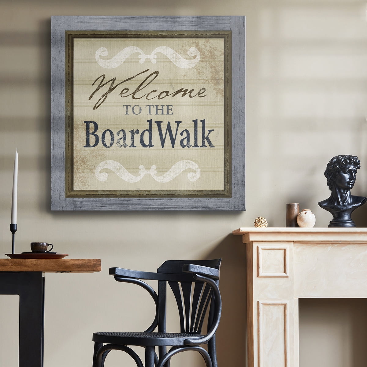 Wexford Home Beach Sign XI-Premium Gallery Wrapped Canvas, 16" x 16" - Ready to Hang