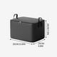 thumbnail image 3 of Bolsa de almacenamiento con cremallera tejida resistente | Organizador de gran capacidad para edredones, ropa, juguetes, libros | Mango reforzado | Plegable | Almacenamiento duradero en el armario, 3 of 5