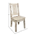 thumbnail image 2 of Montana Collection Side Chair, Clear Lacquer Finish w/ Ergonomic Wooden Seat, 2 of 5