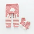 thumbnail image 2 of JYYYBF Baby Tights Set, Cute Cartoon Soft Infant Leggings with Newborn Socks for Girls Boys, 2 of 3