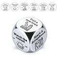 thumbnail image 4 of Fun Stainless Steel Dice Christmas Sock Gift Anniversary Birthday Present for Boyfriend Girlfriend Husband Wife Friend Valentine's Day 2Pcs, 4 of 11