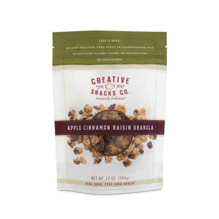 - CREATIVE GRANOLA APPLE CINNAMON RAISIN, 12 OZ