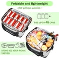 thumbnail image 6 of Tirrinia Large Cooler Bag,48 Cans Insulated Leakproof Soft Ice Chest, Portable Beach Cooler, 6 of 8