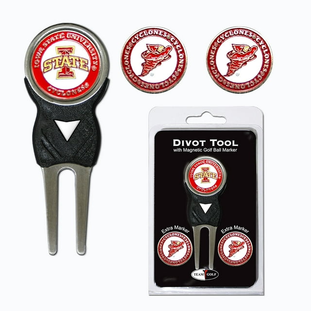 NCAA Iowa State Cyclones Divot Tool Pack With 3 Golf Ball Markers
