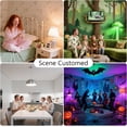 thumbnail image 5 of DAYBETTER Smart Bulb, RGBCW Color-Changing Bulb, Compatible with Alexa and Google Home, Preset Scenes, Music Sync, A19 E26 2.4G WiFi Bluetooth Dimmable LED Bulb, Equivalent to 60W, 800LM, 6 Pack, 5 of 9