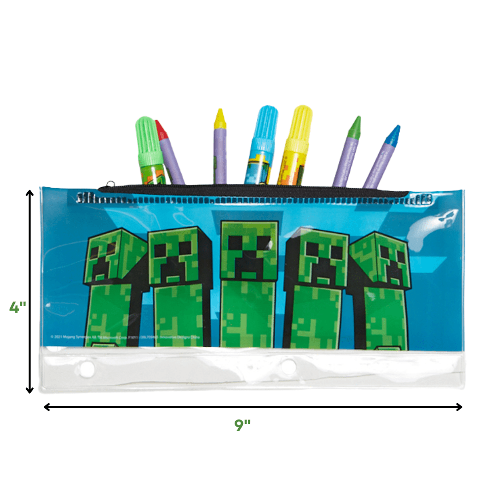 Minecraft Kids Stationery Set School & Craft Supplies with Pencil Case