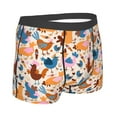thumbnail image 4 of Uemuo Cute Chickens Pattern Men's Boxer Briefs,Trunk Anti-Chafing,Comfortable, Durable, and Stylish Underwear-Medium, 4 of 9
