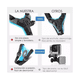thumbnail image 3 of Soporte Para Casco Bloosom Moto Gopro9/8/7/6/5/4/3 Deportes Negro, 3 of 4