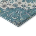 thumbnail image 3 of Addison Rugs Mayfield Premium Machine Washable Traditional Oriental Teal Rectangle Rug, 10' x 14', 3 of 6