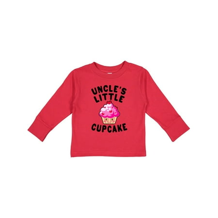 

Inktastic Uncles Little Cupcake Gift Toddler Toddler Girl Long Sleeve T-Shirt