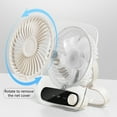 thumbnail image 5 of Portable Fan Adjustable Cooling Fan Convenient Small Fan USB Travel Fan Office Fan Outdoor Fan Suitable for Travel, 5 of 9